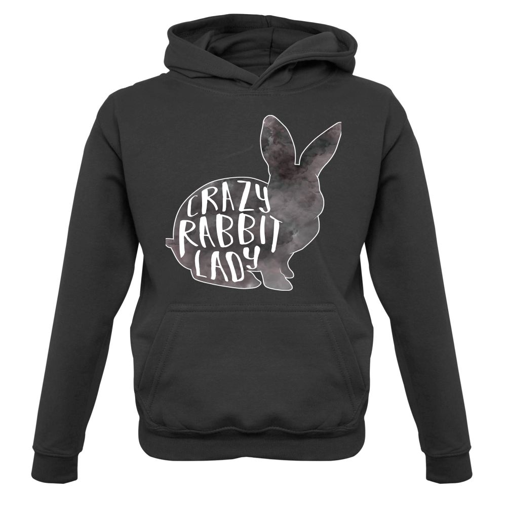 Crazy Rabbit Lady Kids T Shirt