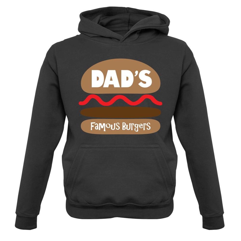 Dad's Famous Burgers Kids T Shirt