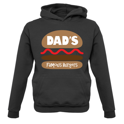 Dad's Famous Burgers Kids T Shirt