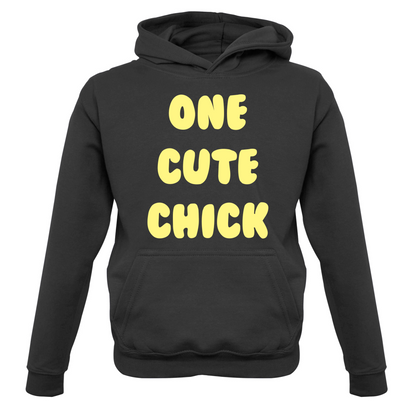 One Cute Chick  Kids T Shirt