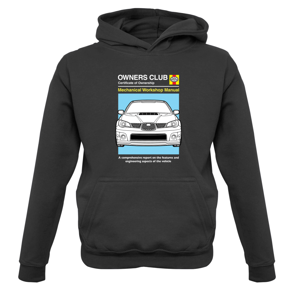 Car Owners Manual Impreza Kids T Shirt