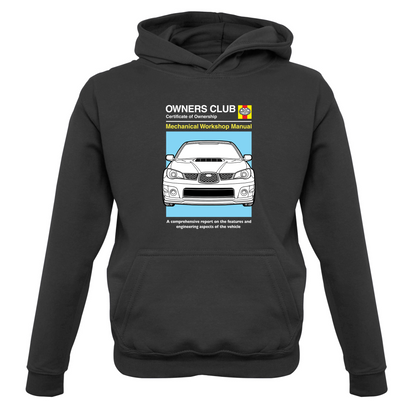 Car Owners Manual Impreza Kids T Shirt