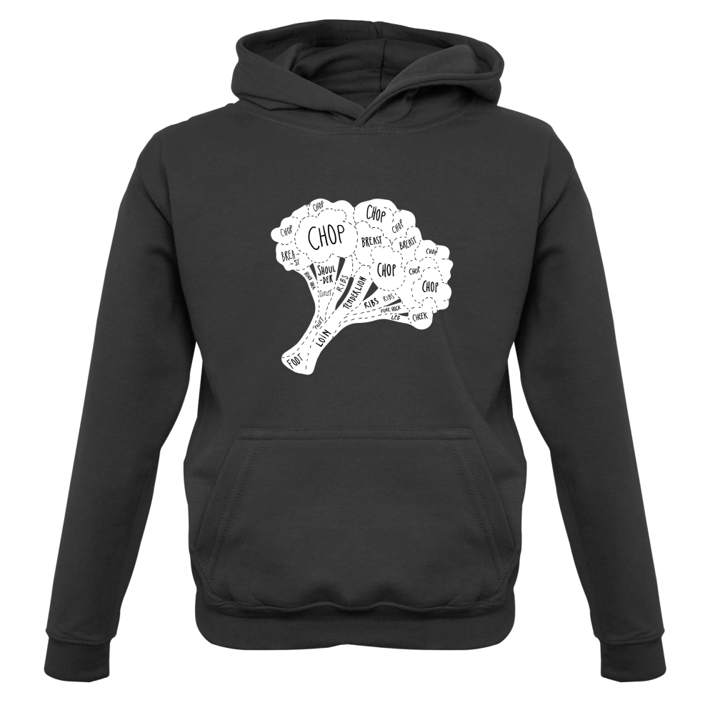 Butcher Broccoli Diagram Kids T Shirt