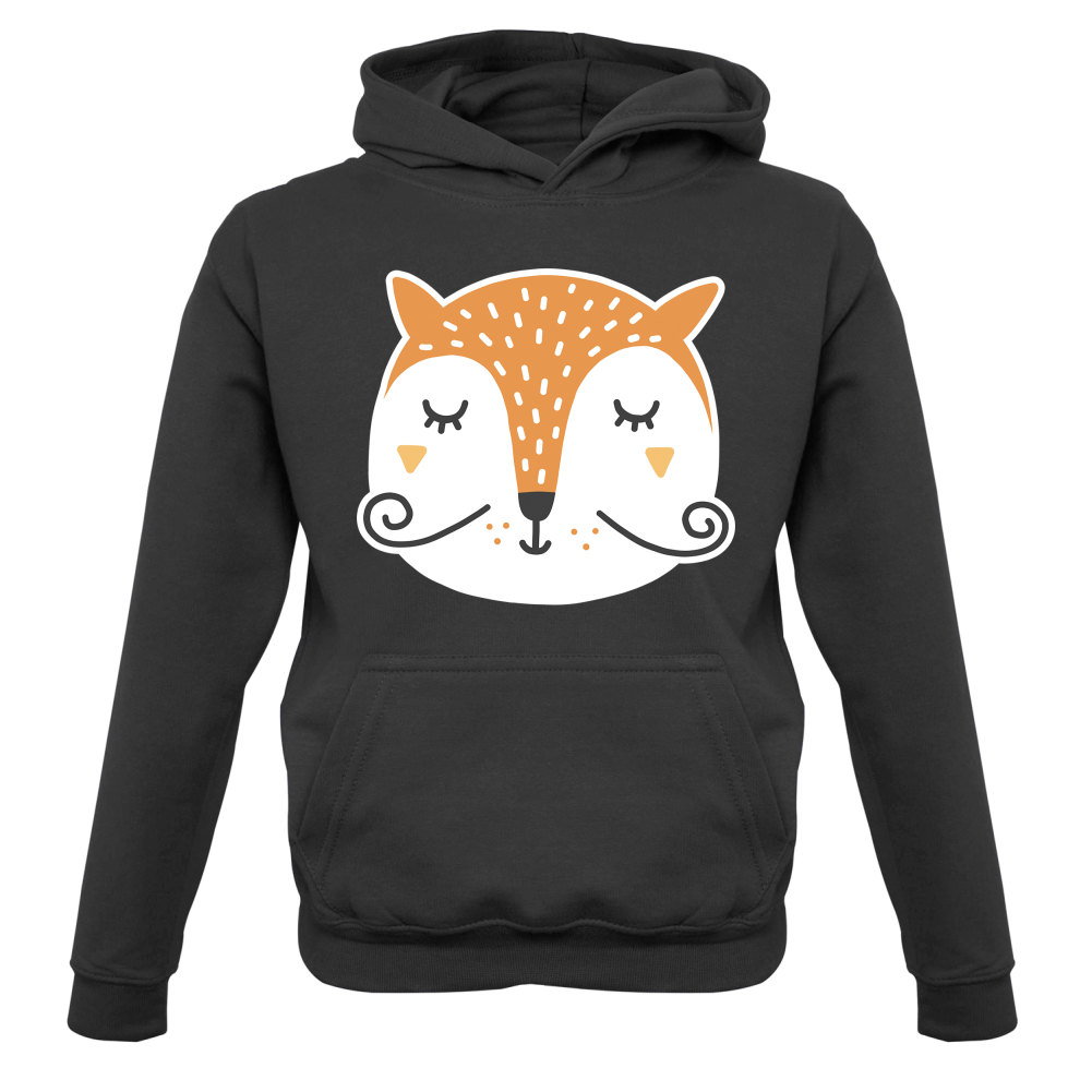 Smiley Face Mr Fox Kids T Shirt