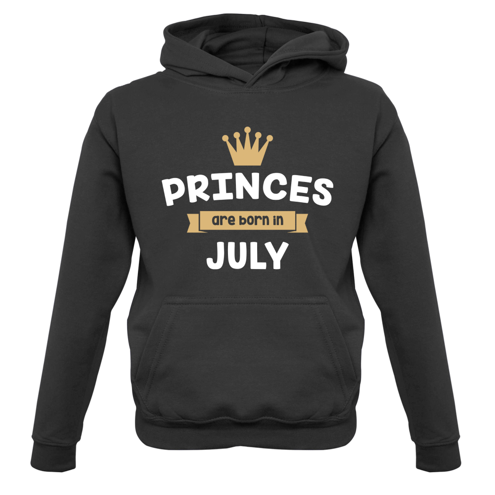 Princes Are Born In July Kids T Shirt