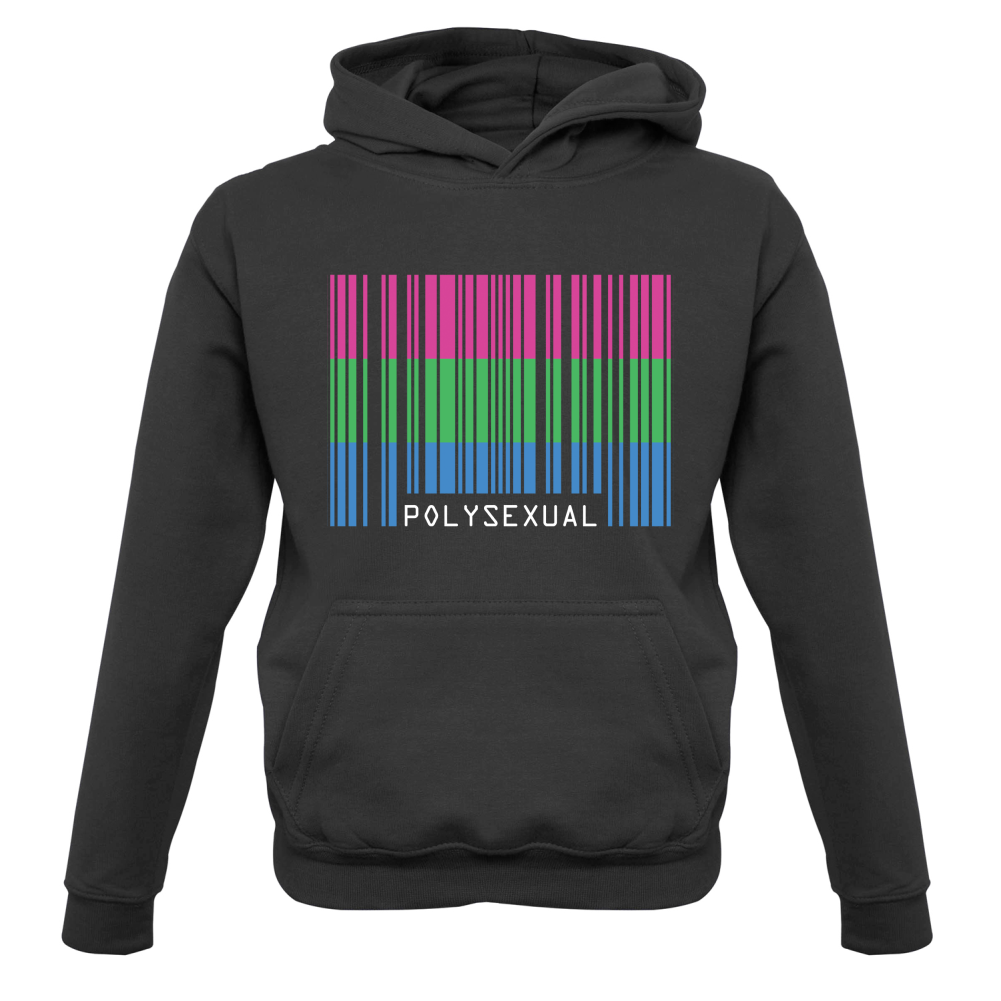 LGBT Barcode Flags - PolySexual Kids T Shirt