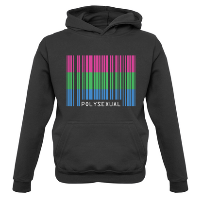 LGBT Barcode Flags - PolySexual Kids T Shirt