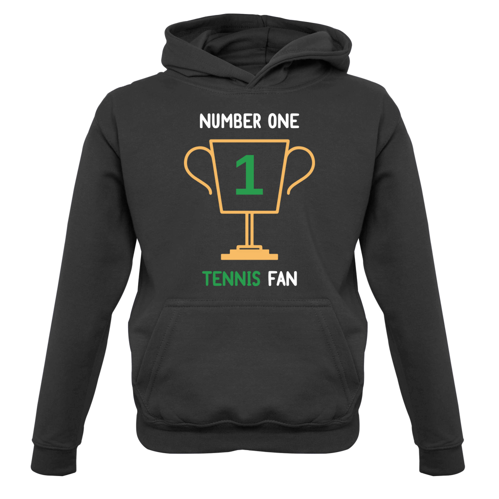Number 1 Tennis Fan Kids T Shirt