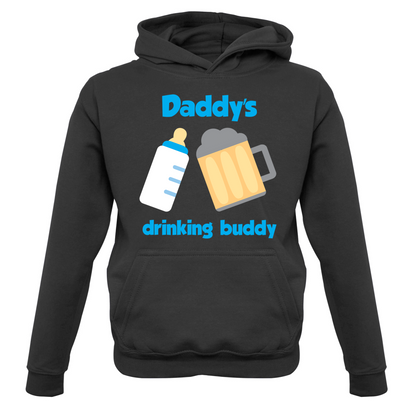 Daddy's Drinking Buddy Kids T Shirt