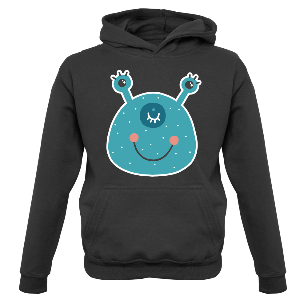 Smiley Face Alien Kids T Shirt