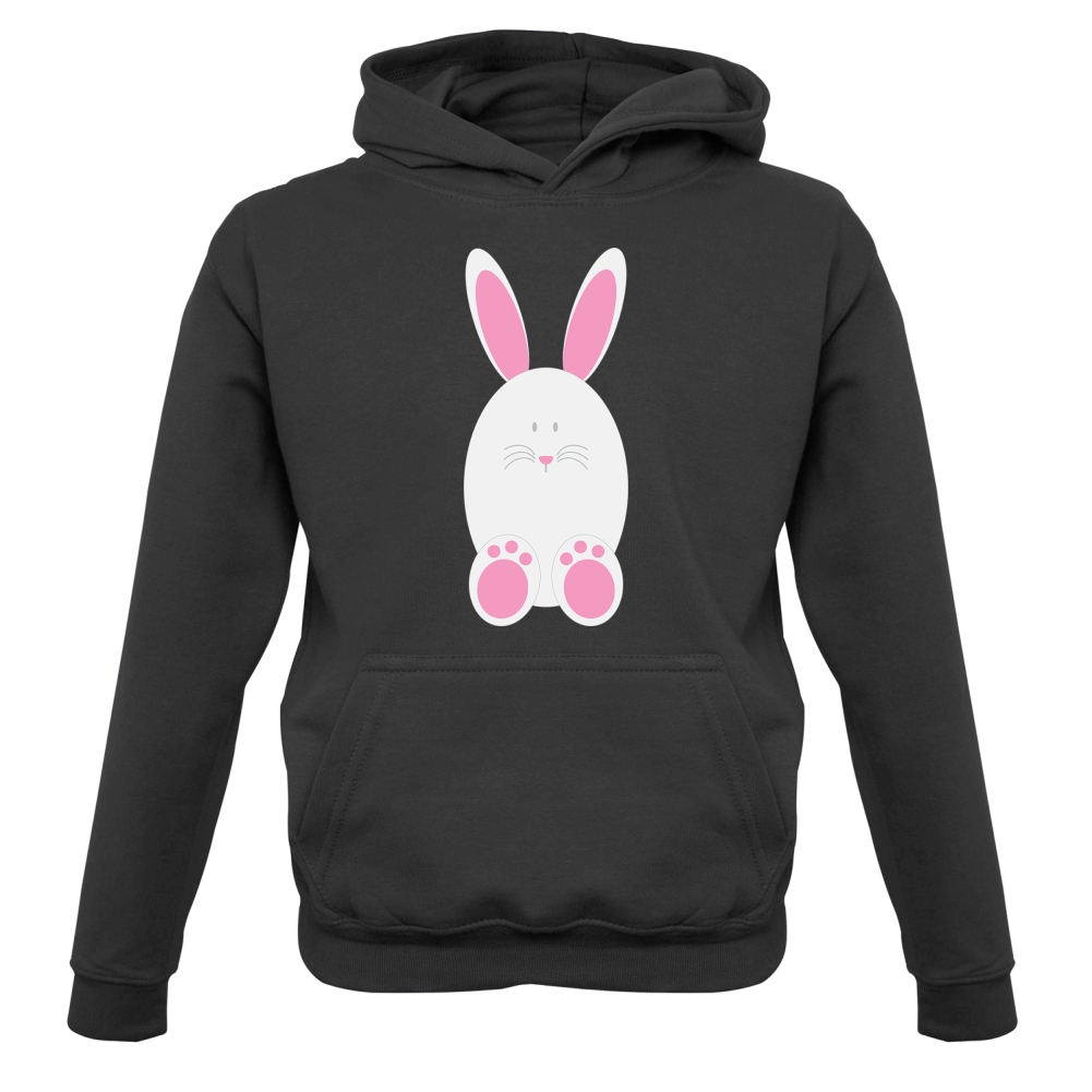 White Easter Bunny Kids T Shirt