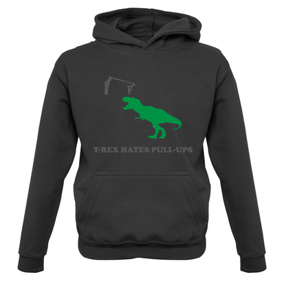 T-Rex Hates Pull-Ups Kids T Shirt