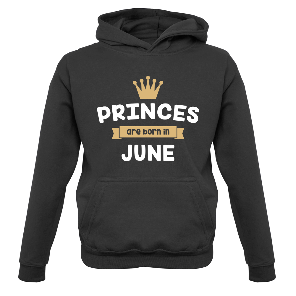 Princes Are Born In June Kids T Shirt