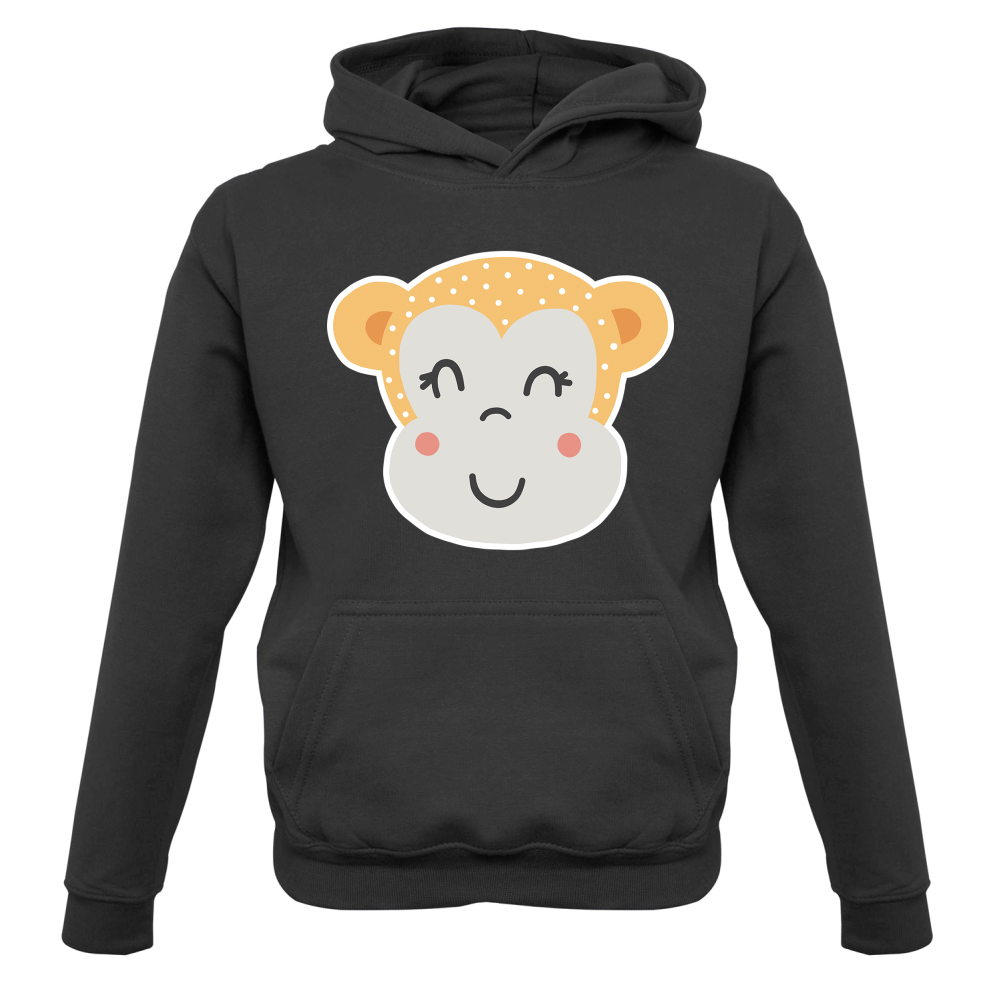 Smiley Face Monkey  Kids T Shirt