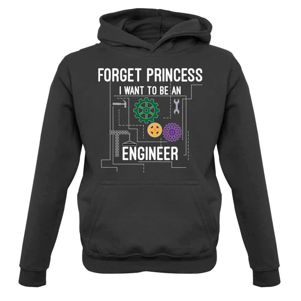 Forget Princess Engineer Kids T Shirt