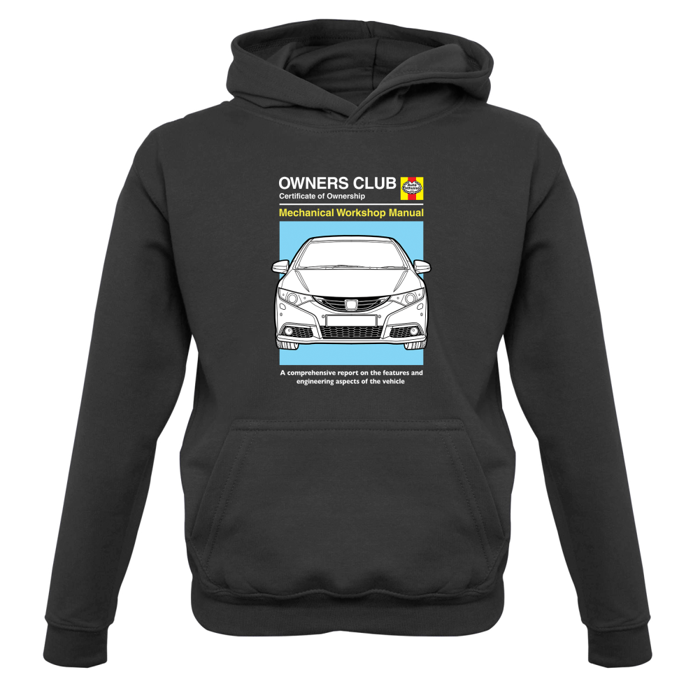 Car Owners Manual Civic Kids T Shirt
