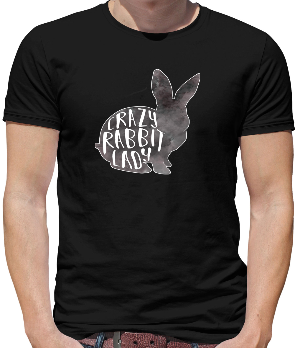 Crazy Rabbit Lady T Shirt