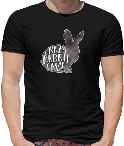 Crazy Rabbit Lady T Shirt