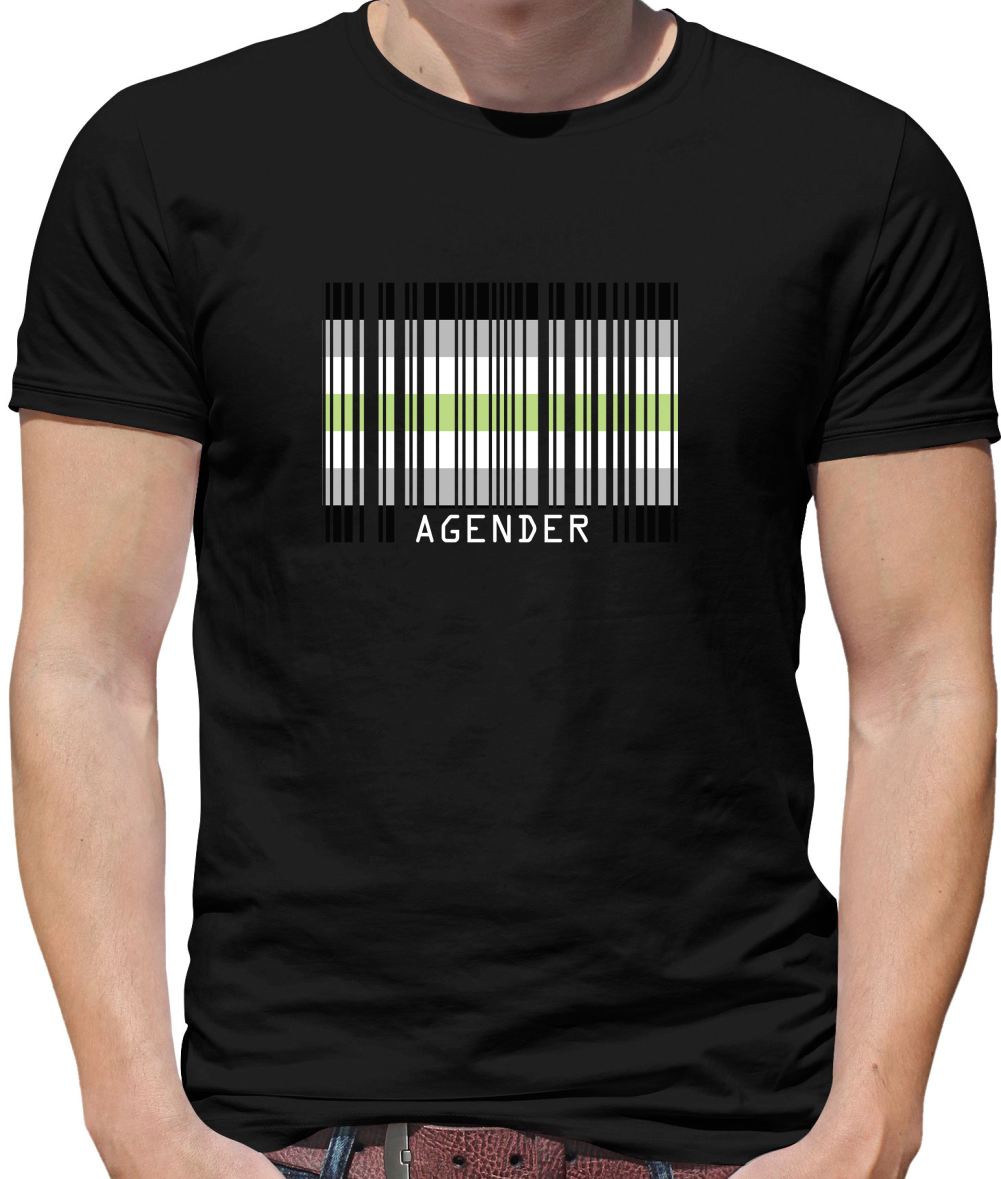 LGBT Barcode Flags - Agender T Shirt