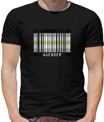 LGBT Barcode Flags - Agender T Shirt