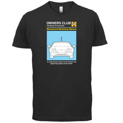 Car Owners Manual 928 Turbo T Shirt