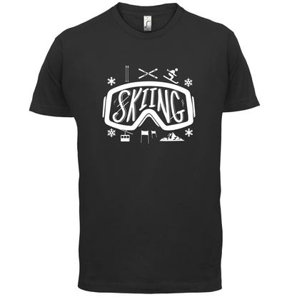 Skiing Goggles T Shirt