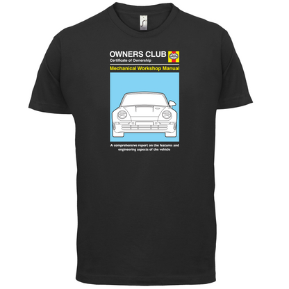 Car Owners Manual 959 Turbo T Shirt