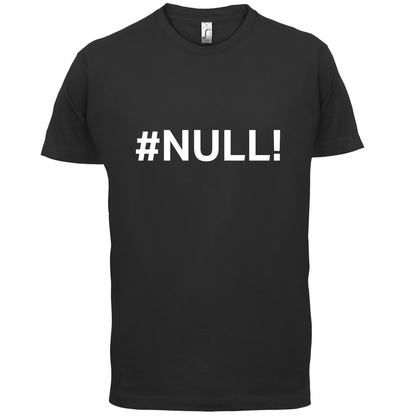 #Null T Shirt