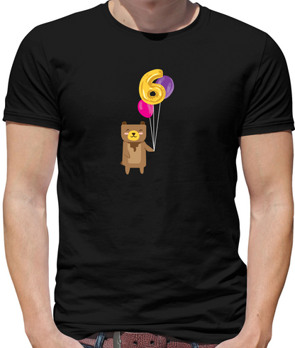 6th Birthday Bear T Shirt