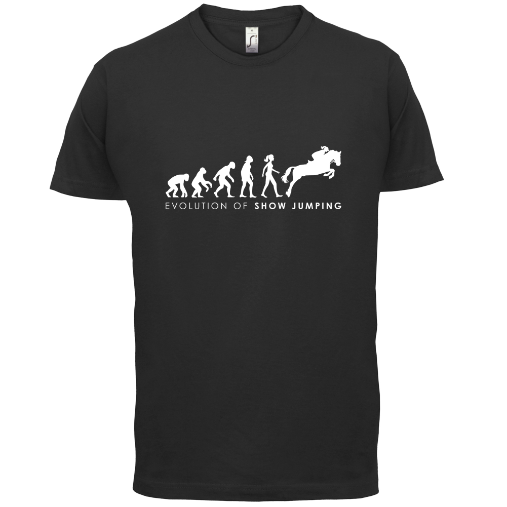 Evolution Of Woman Show Jumping T Shirt