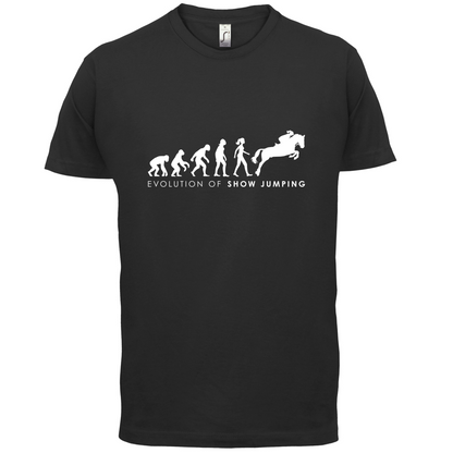 Evolution Of Woman Show Jumping T Shirt