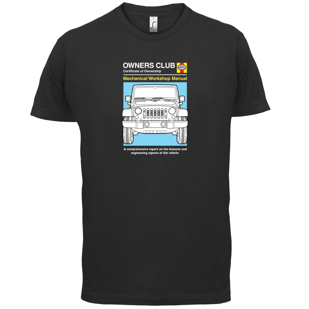 Car Owners Manual Jeep T Shirt