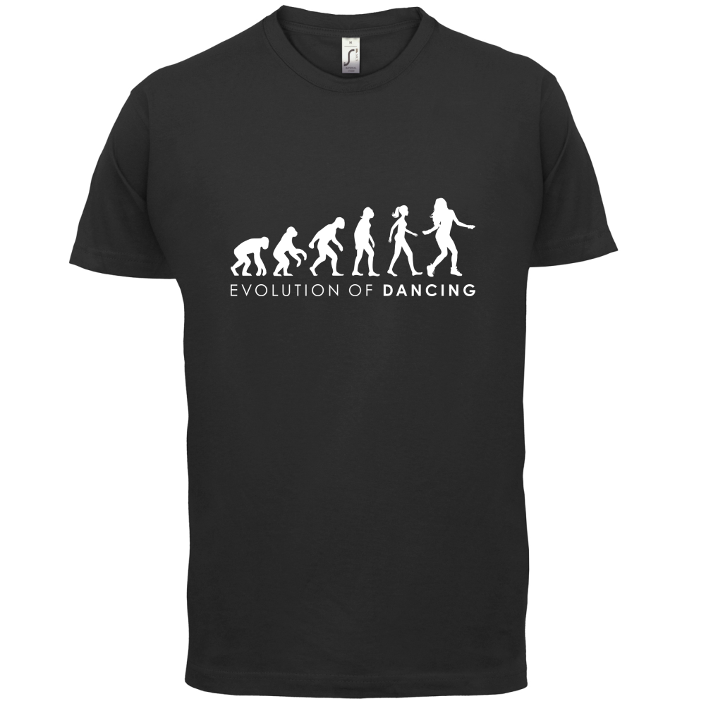 Evolution Of Woman Dancing  T Shirt