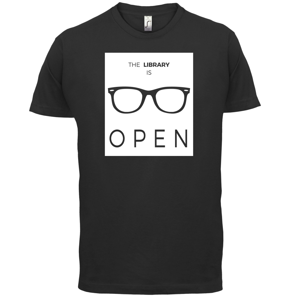 Library Is Open T Shirt