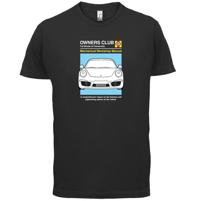 Car Owners Manual 911 T Shirt