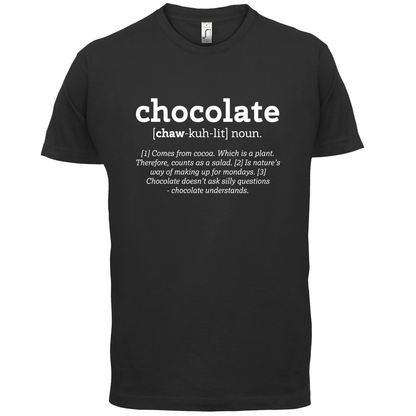 Definition Chocolate T Shirt