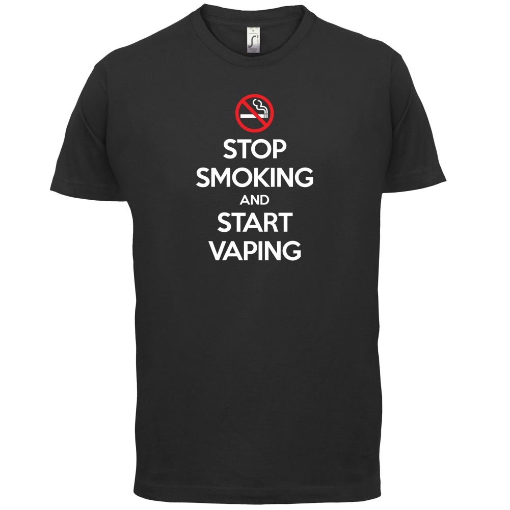 Stop Smoke Start Vaping T Shirt