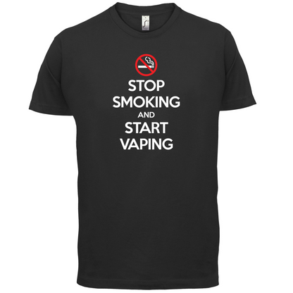 Stop Smoke Start Vaping T Shirt