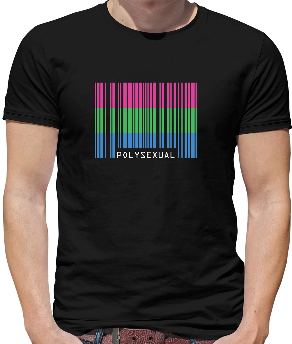 LGBT Barcode Flags - PolySexual T Shirt