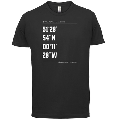 Stadium Coordinates The Blues T Shirt
