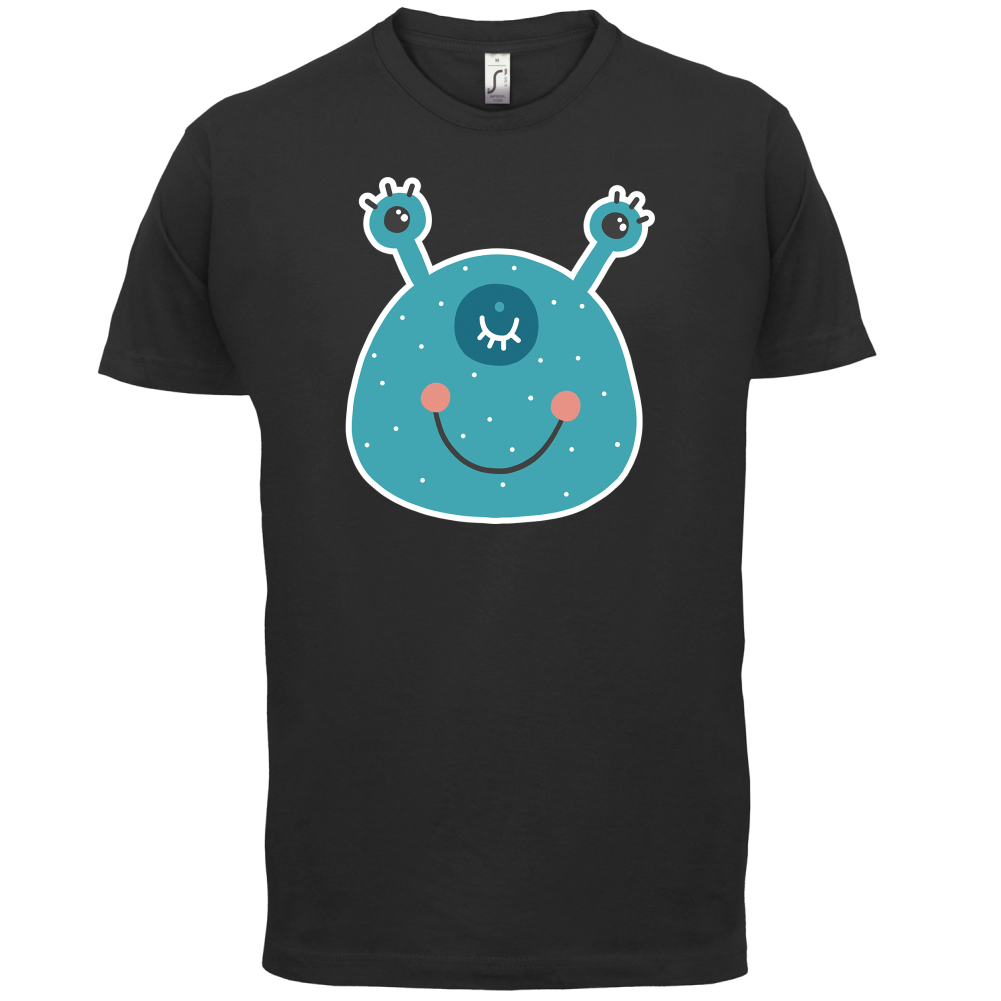 Smiley Face Alien T Shirt