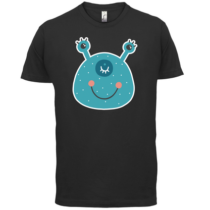 Smiley Face Alien T Shirt