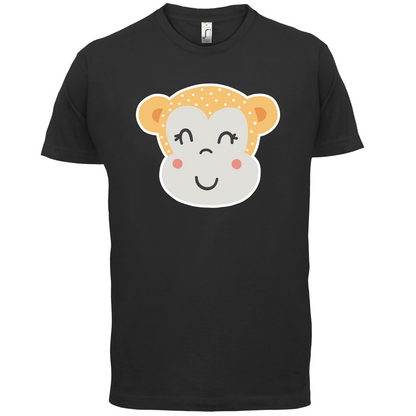 Smiley Face Monkey  T Shirt