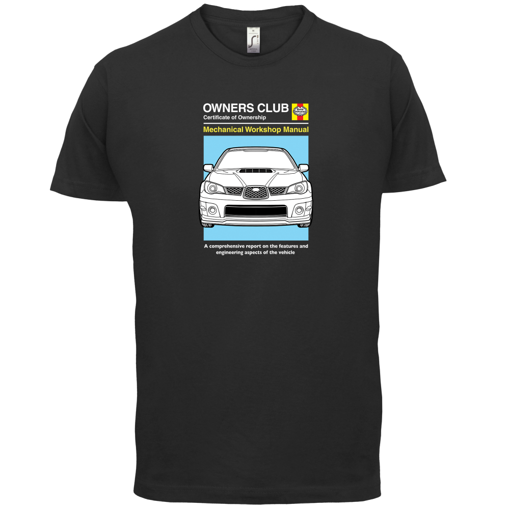 Car Owners Manual Impreza T Shirt
