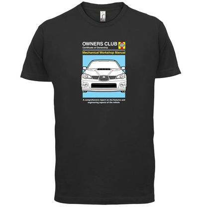 Car Owners Manual Impreza T Shirt