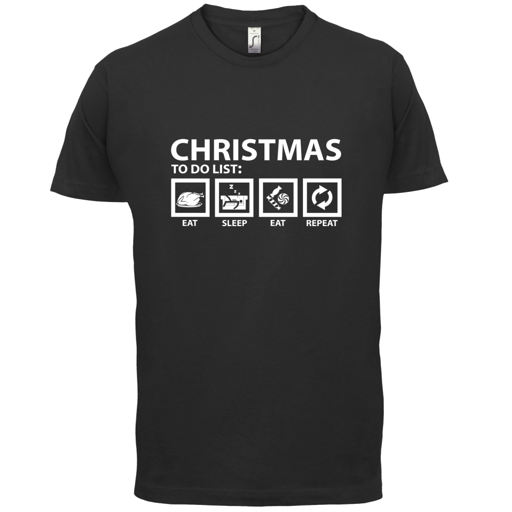 Christmas To Do List T Shirt