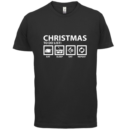 Christmas To Do List T Shirt