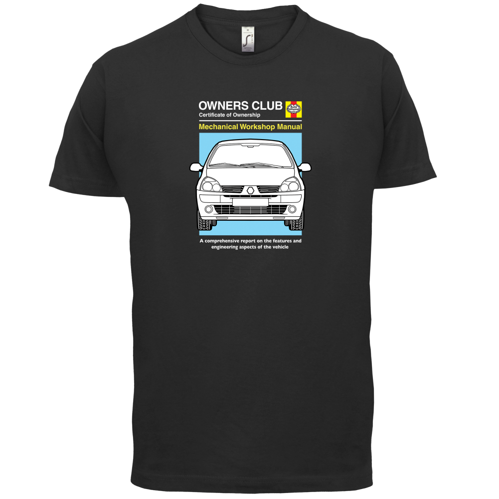 Car Owners Manual Clio T Shirt