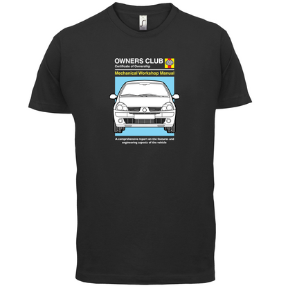 Car Owners Manual Clio T Shirt