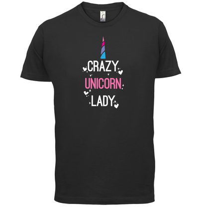 Crazy Unicorn Lady T Shirt